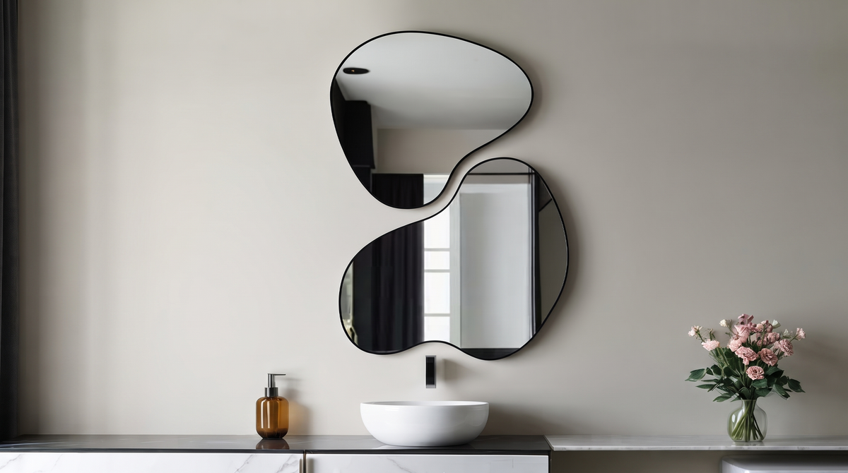 Plain Mirror with Frame