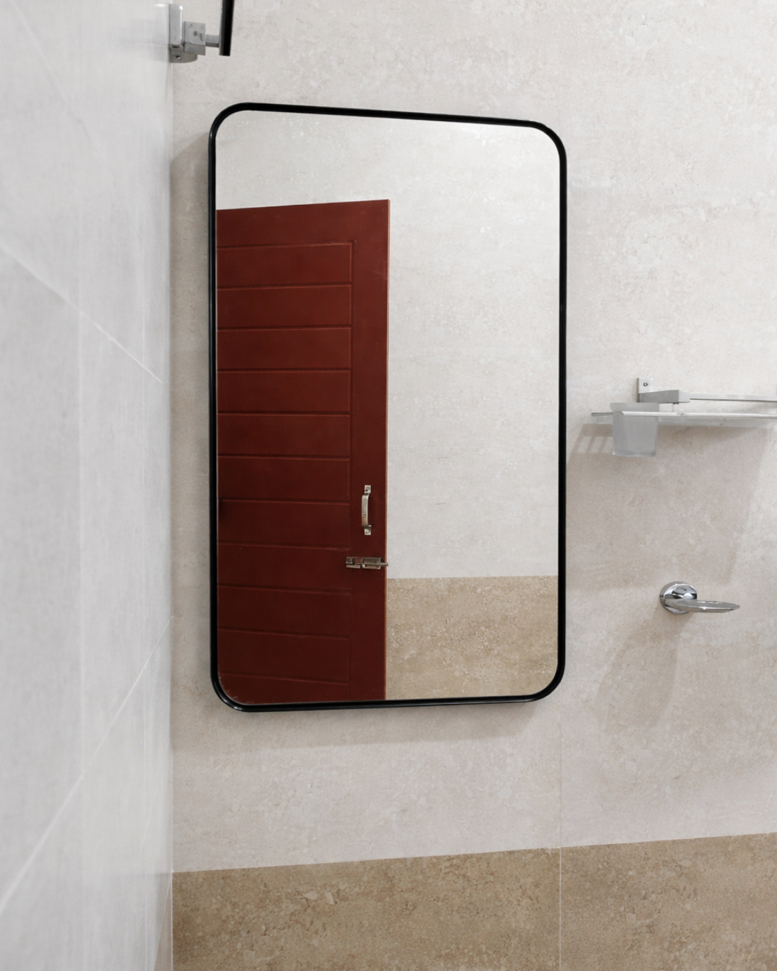 Black Frame Wall Mirror