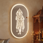 Premium LED Etched Deity Wall Mirror