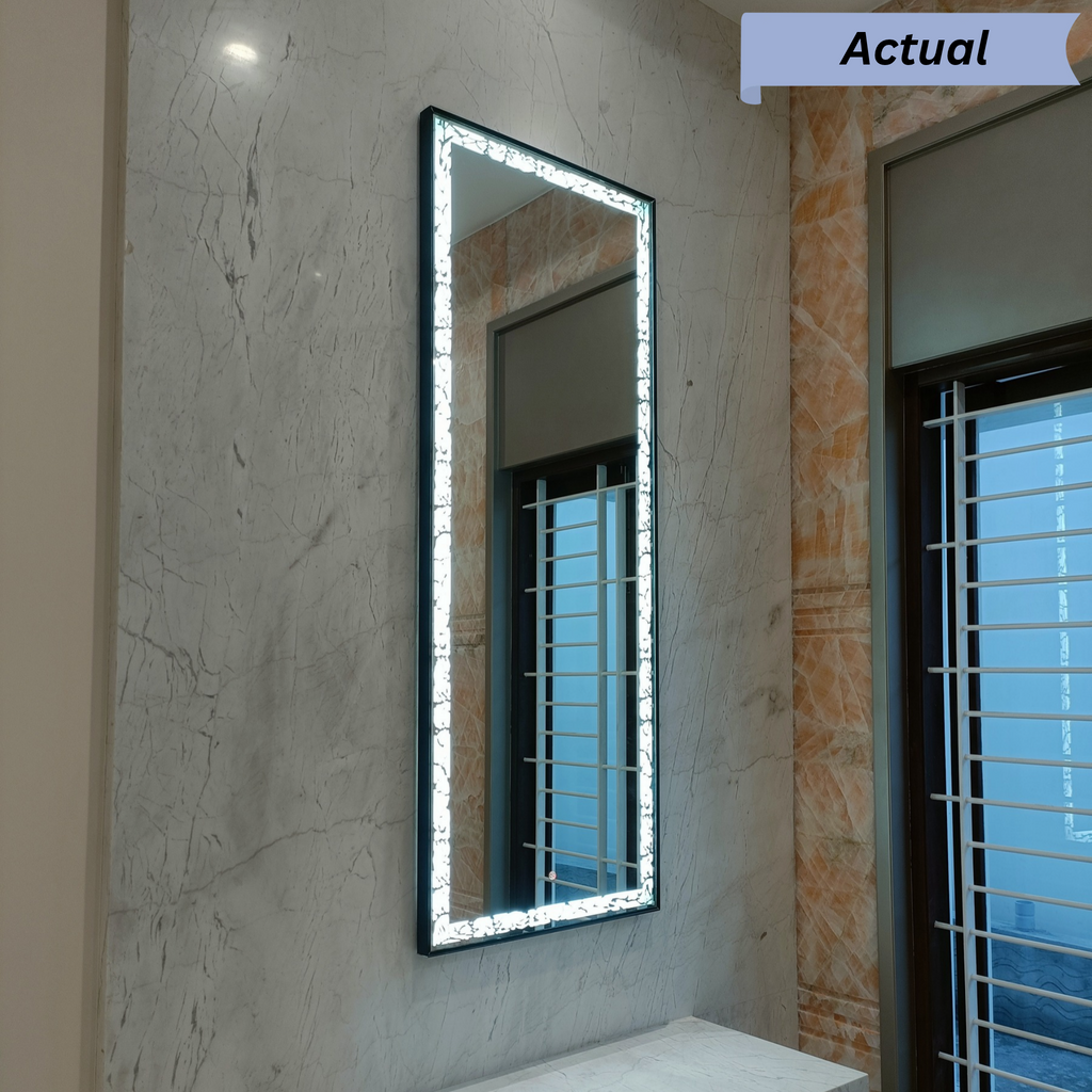 Rectangular Framed LED Mirror with Front light