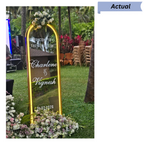 Arched Framed LED Mirror – Event and Home Decor