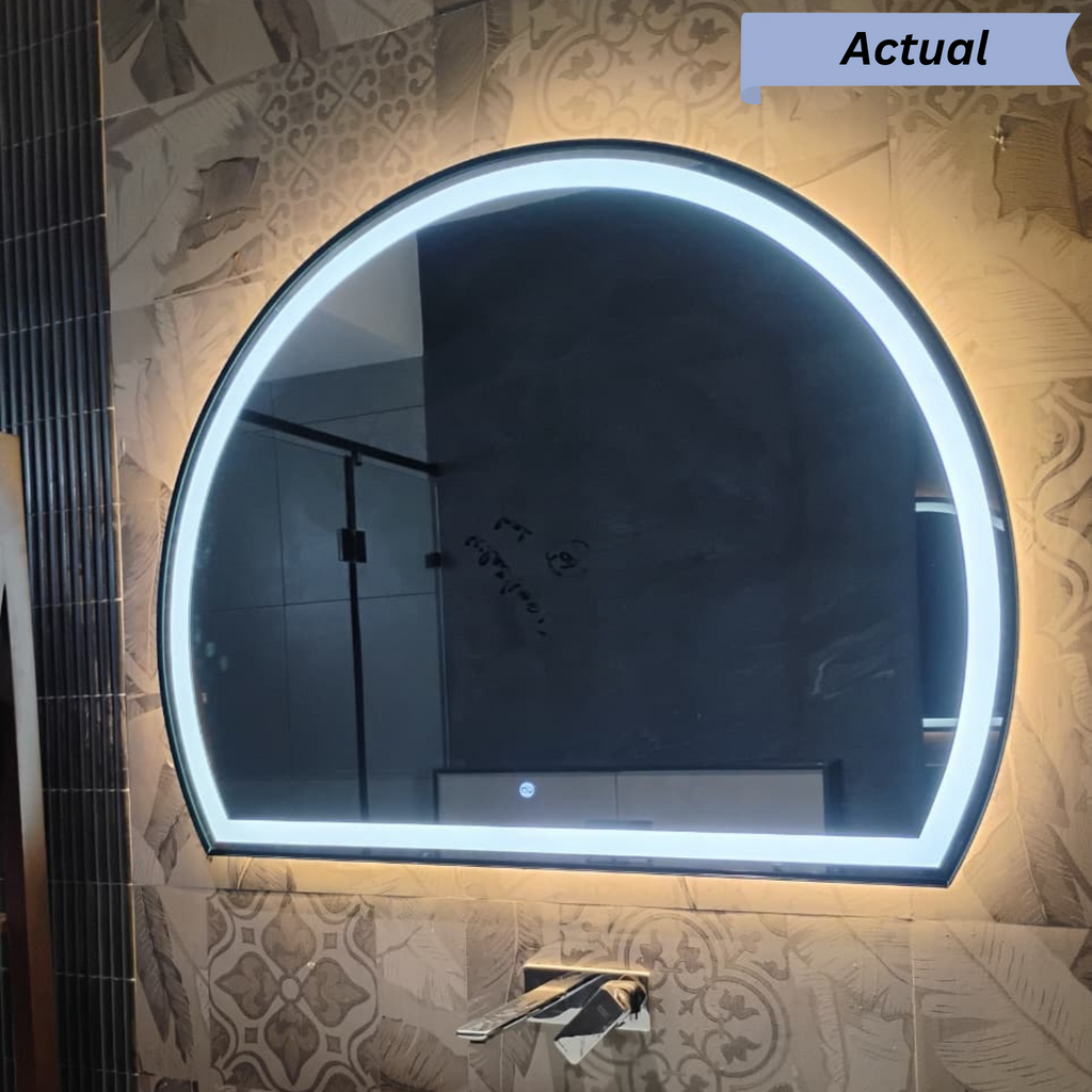 Arch Frameless LED Wall Mirror – Vanity & Dressing Area