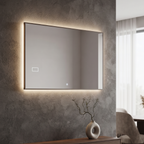 Modern Frameless LED Wall Mirror – Vanity & Bathroom Area
