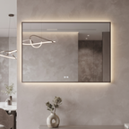 Modern Frameless LED Wall Mirror – Vanity & Bathroom Area