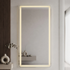 Modern Frameless LED Wall Mirror – Dressing Area and Boutique