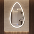 Unique Tear-Drop Frameless LED Wall Mirror