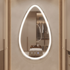Unique Tear-Drop Frameless LED Wall Mirror