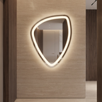 Unique Irregular Frameless LED Wall Mirror
