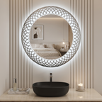 Decorative Lattice Wall Mirror