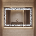 Modern Rectangular Frameless LED Decorative Wall Mirror