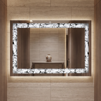Modern Rectangular Frameless LED Decorative Wall Mirror
