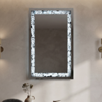 Modern Rectangular Frameless LED Decorative Wall Mirror