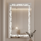 Modern Rectangular Frameless LED Decorative Wall Mirror