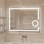 Modern Rectangular Frameless LED Illuminated Wall Mirror