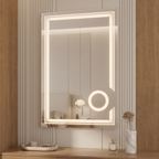 Modern Rectangular Frameless LED Illuminated Wall Mirror
