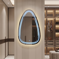 Modern Teardrop Frameless LED Wall Mirror