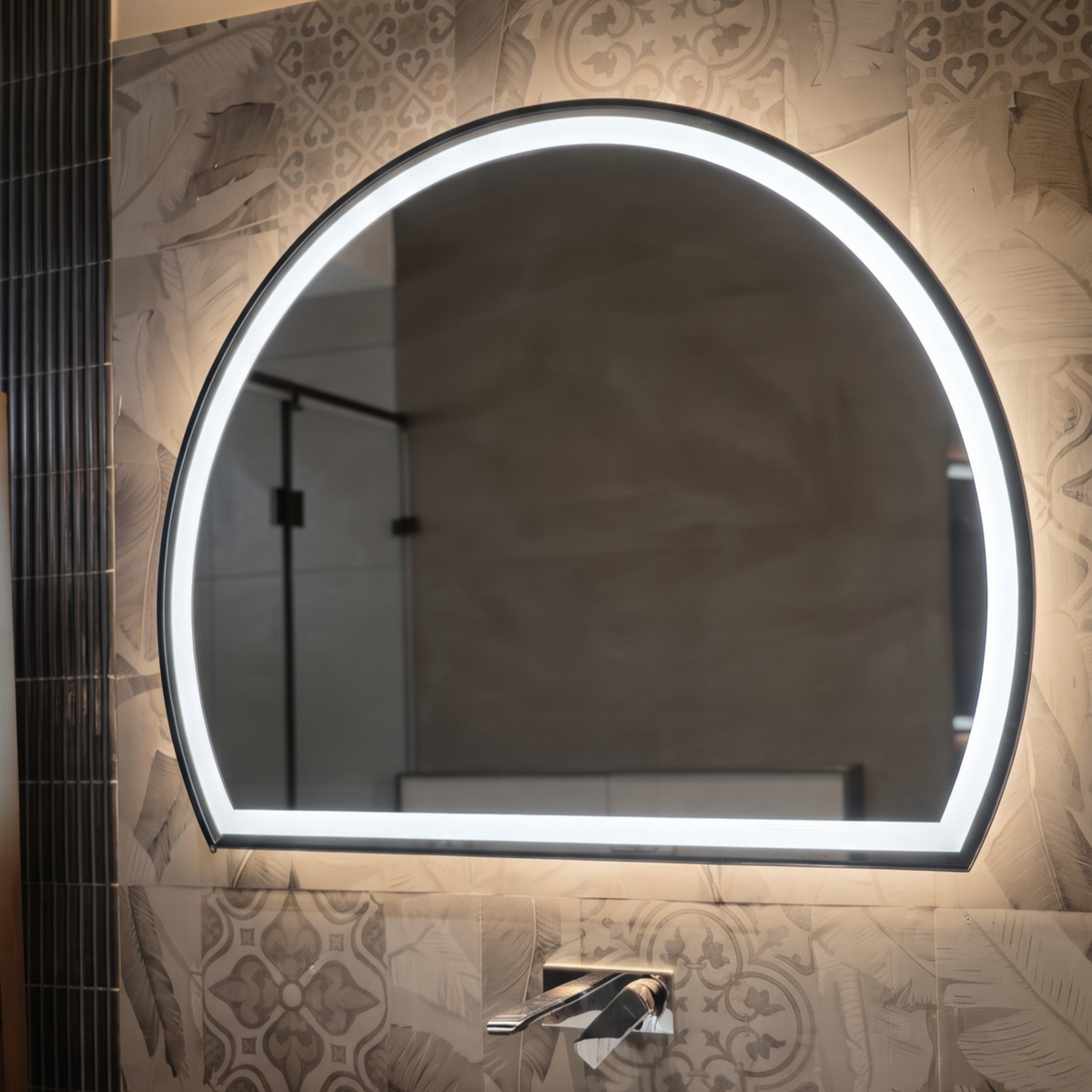 Arch Framed LED Mirror  – Modern Design