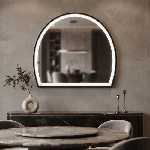 Arch Framed LED Mirror  – Modern Design
