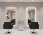Modern LED Rectangular Salon Mirror