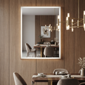Rectangular Framed LED Mirror with front light Illumination