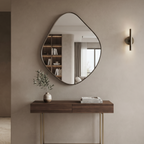 Decorative Asymmetric Framed Wall Mirror