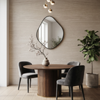 Decorative Asymmetric Framed Wall Mirror