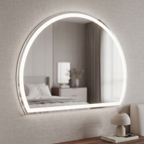 Arch Frameless LED Wall Mirror – Vanity & Dressing Area