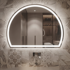 Arch Frameless LED Wall Mirror – Vanity & Dressing Area