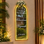 Arched Framed LED Mirror – Event and Home Decor