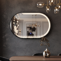 Framed LED Mirror with Backlit Design