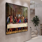 Classical Religious Art The Last Supper Glass Print