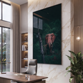 Elephant in Forest Glass Print – Wildlife Nature Wall Art