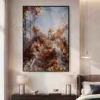 Renaissance Celestial Art Glass Print – Classical Fine Art Wall Décor