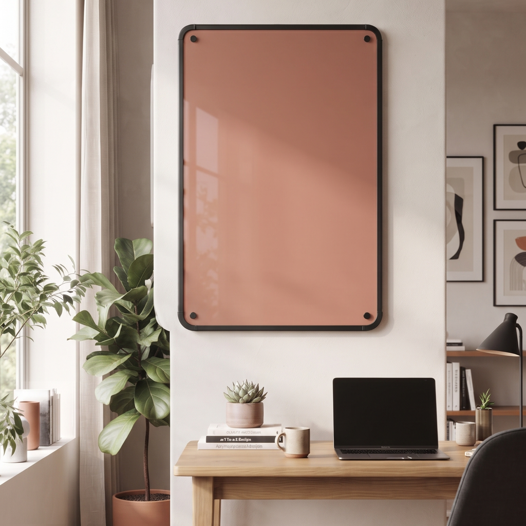 Wall-Mounted Glass Writing Board