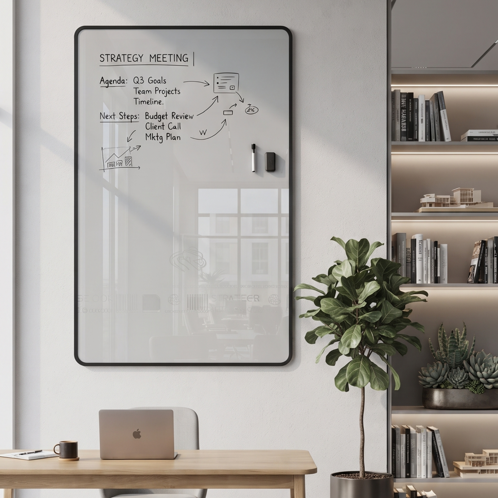 Magnetic Glass Writing Board for Office and Home