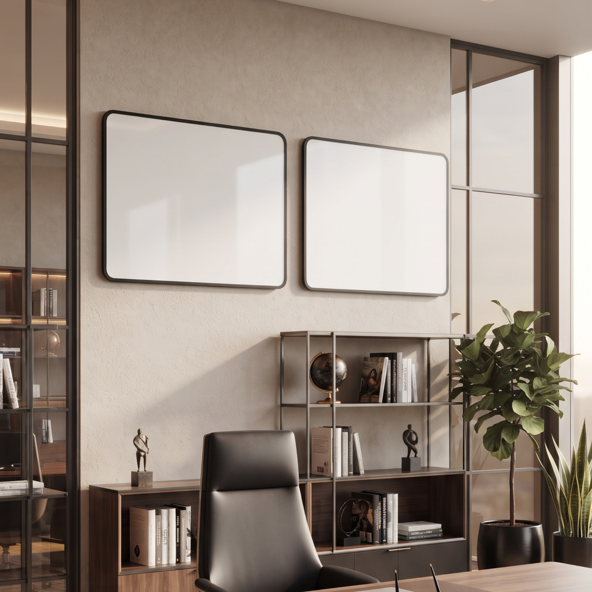 Modern Glass Writing Board for Workspace
